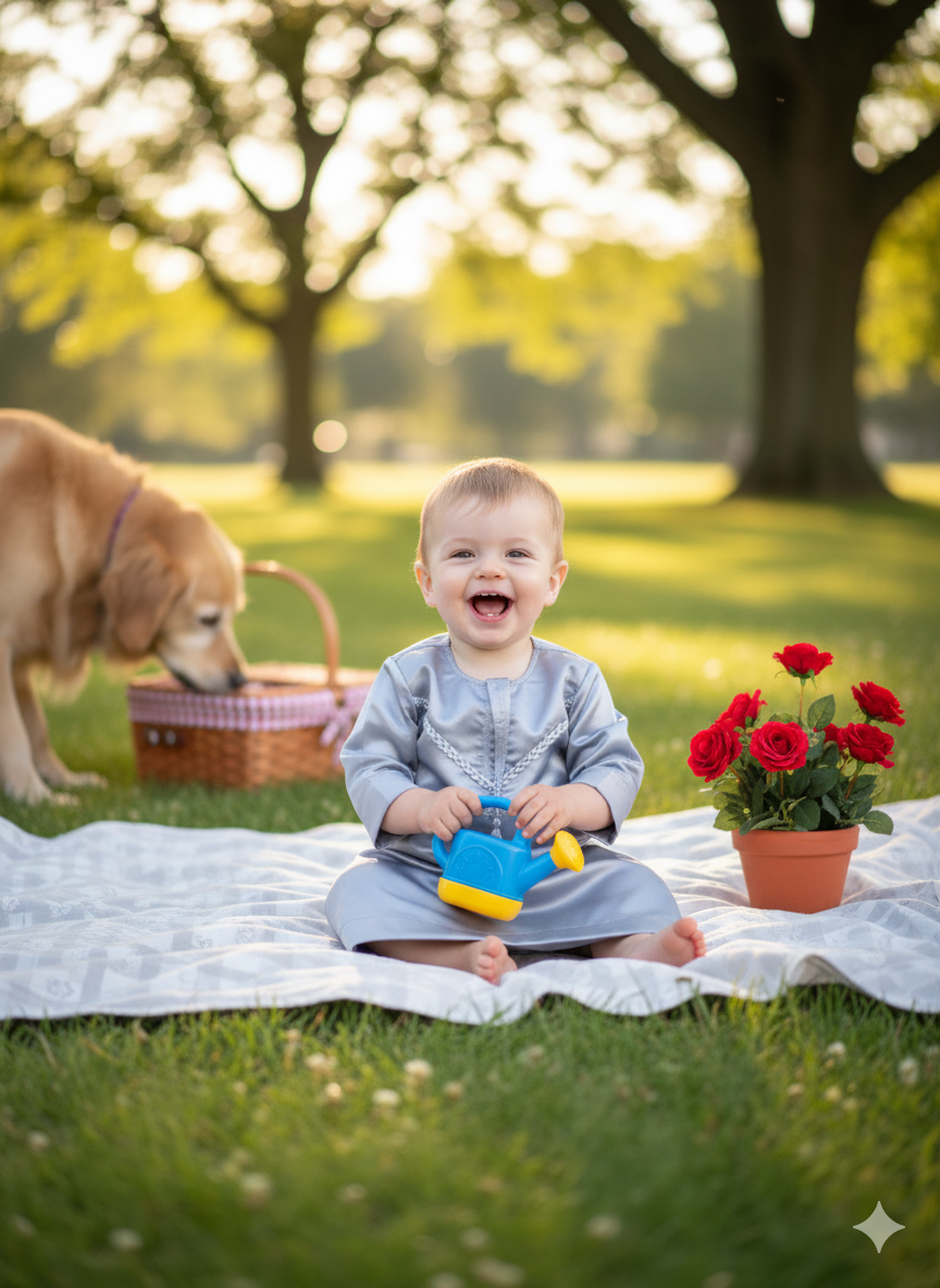 Silken Breeze Thobe – Kids Edition