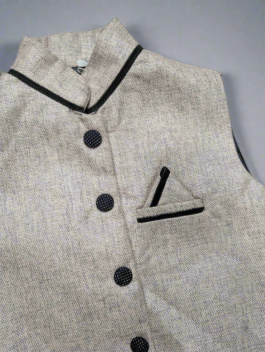 The Khadi Elegance Nehru Jacket