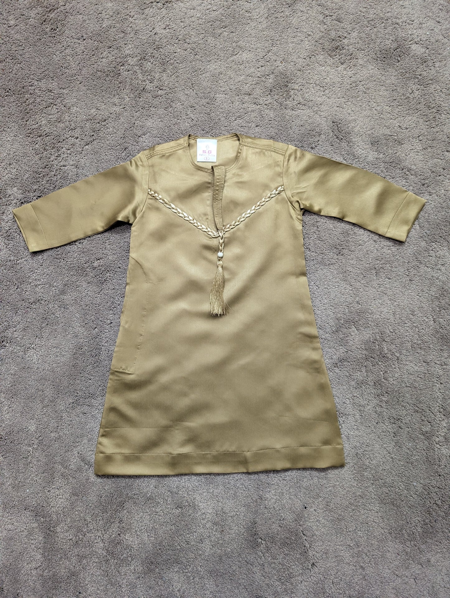Golden Desert Charm Boys Thobe
