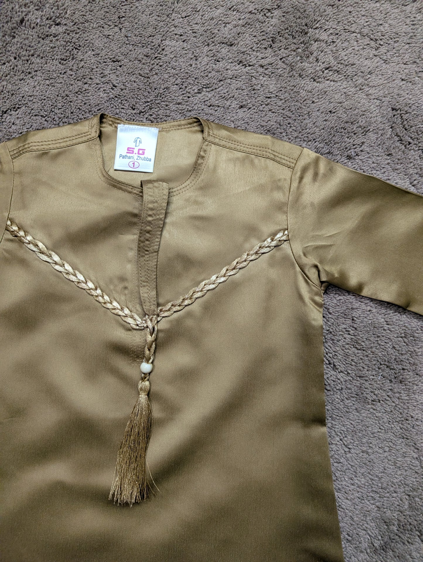 Golden Desert Charm Boys Thobe