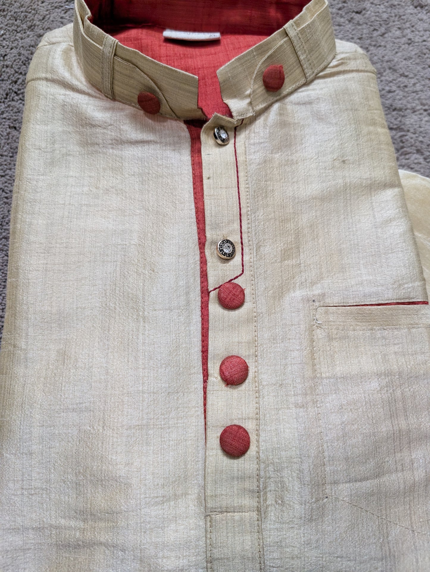 The Pearl Ember Kurta Set