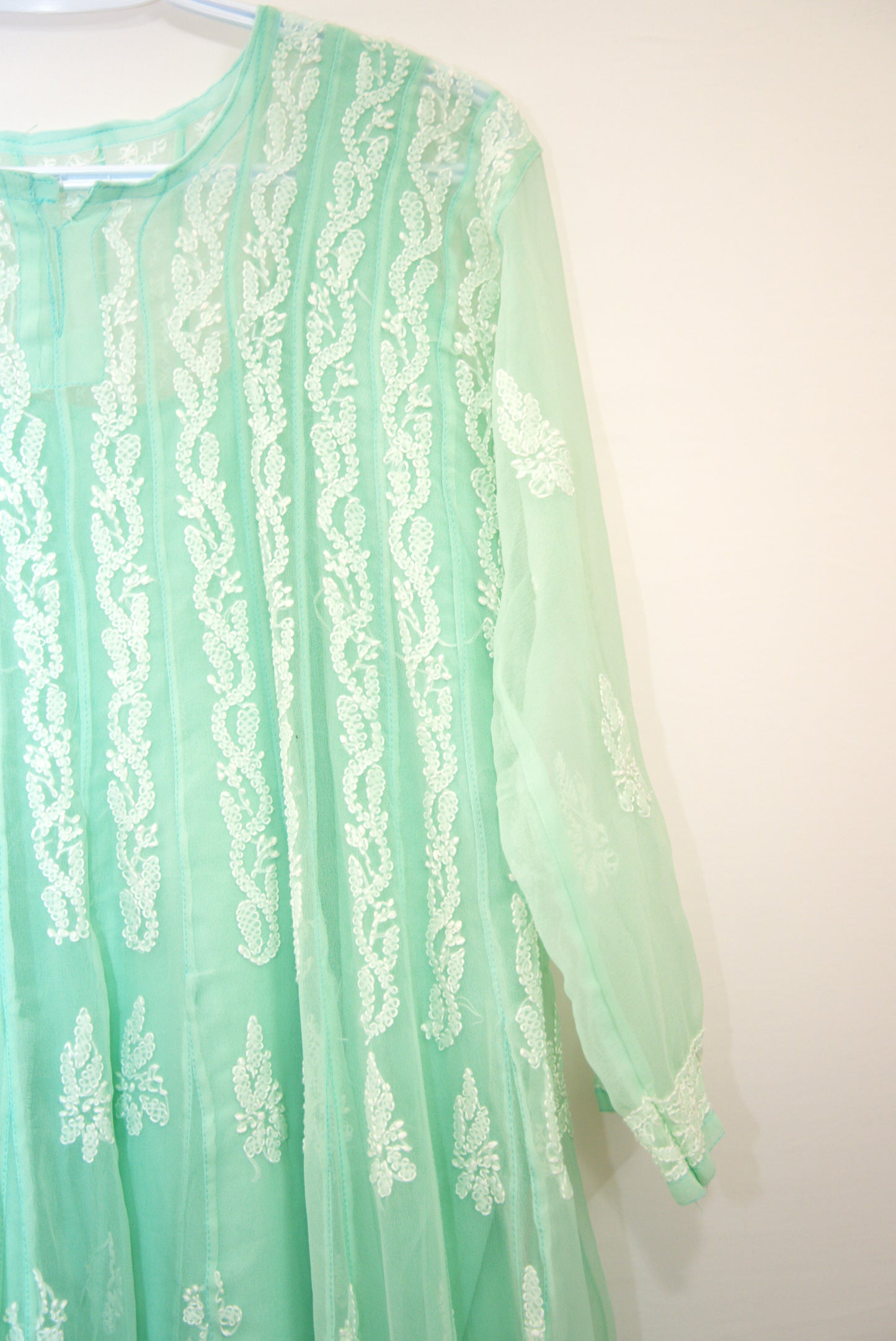 Noor-e-Neel Teal Anarkali