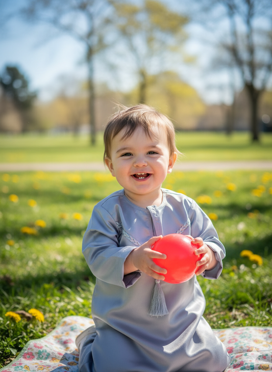 Silken Breeze Thobe – Kids Edition