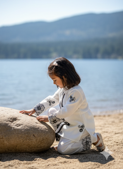 Elegant Embroidered Co-ord Set