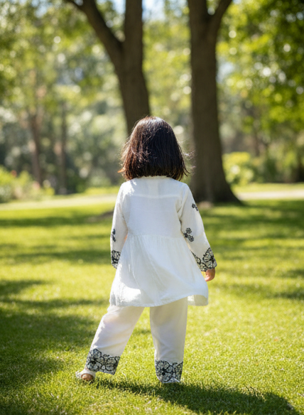 Elegant Embroidered Co-ord Set