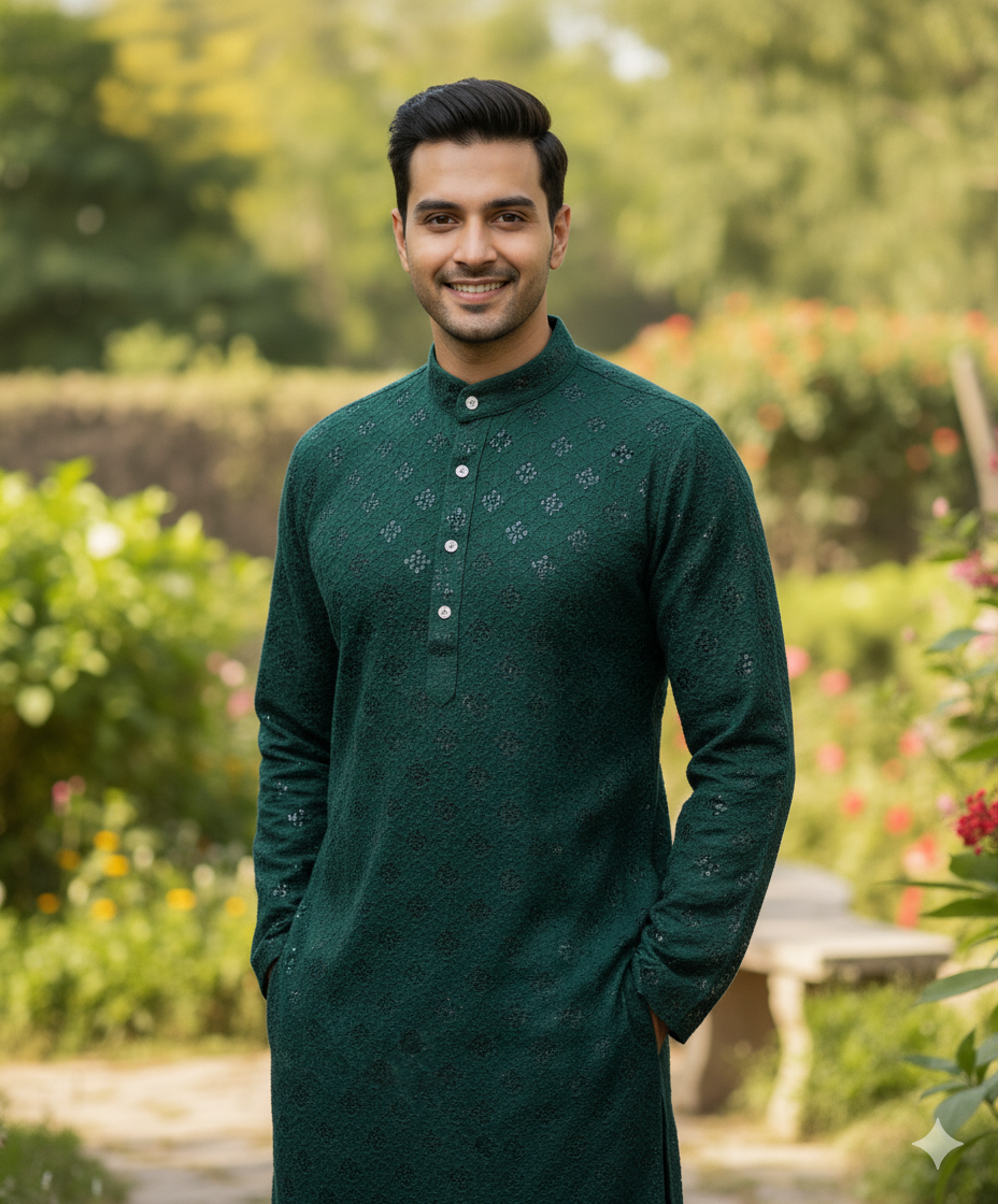 Royal Green Kurta Pajama