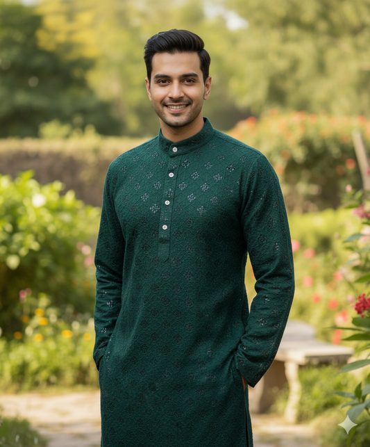 Royal Green Kurta Pajama