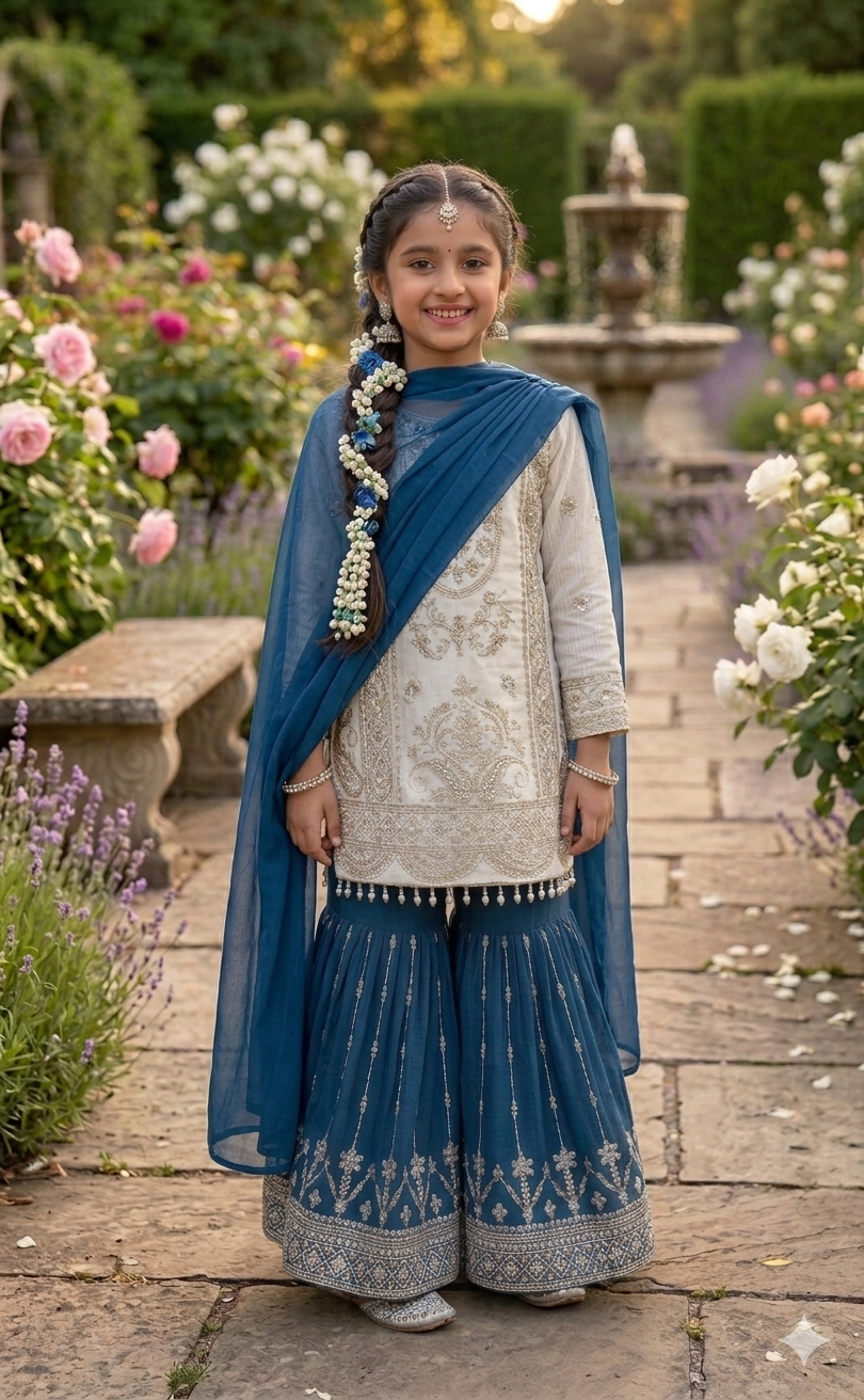Imperial Ivory & Prussian Blue