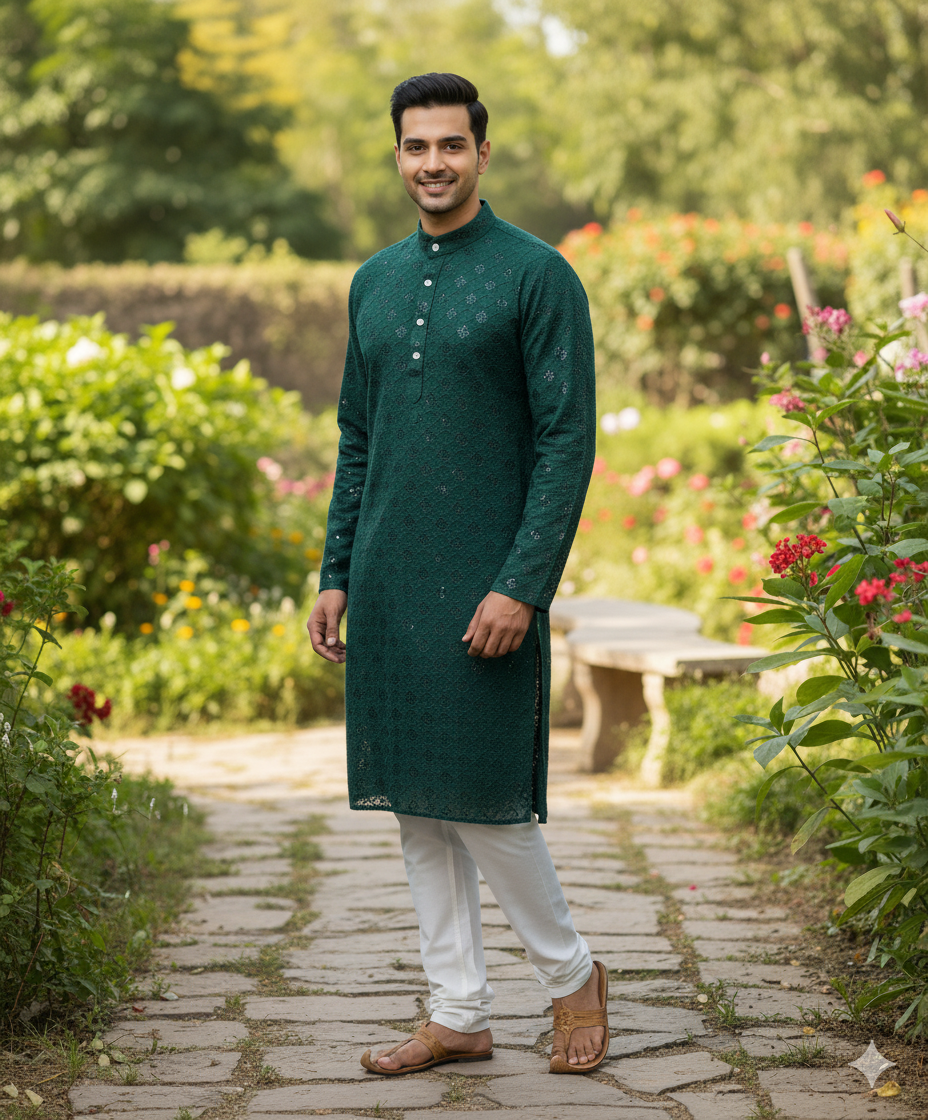 Royal Green Kurta Pajama