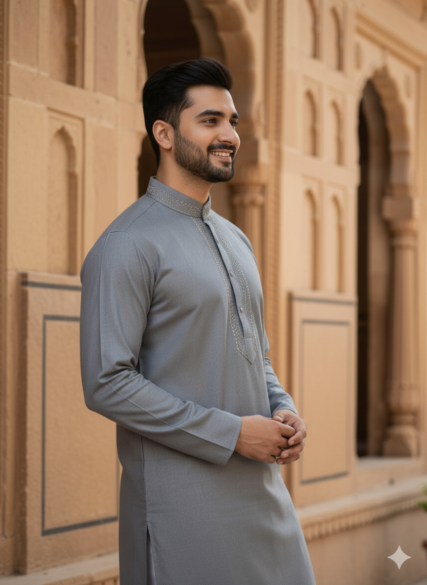 The Sterling Embroidery Kurta Set