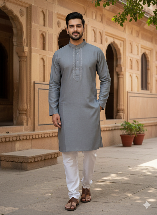 The Sterling Embroidery Kurta Set
