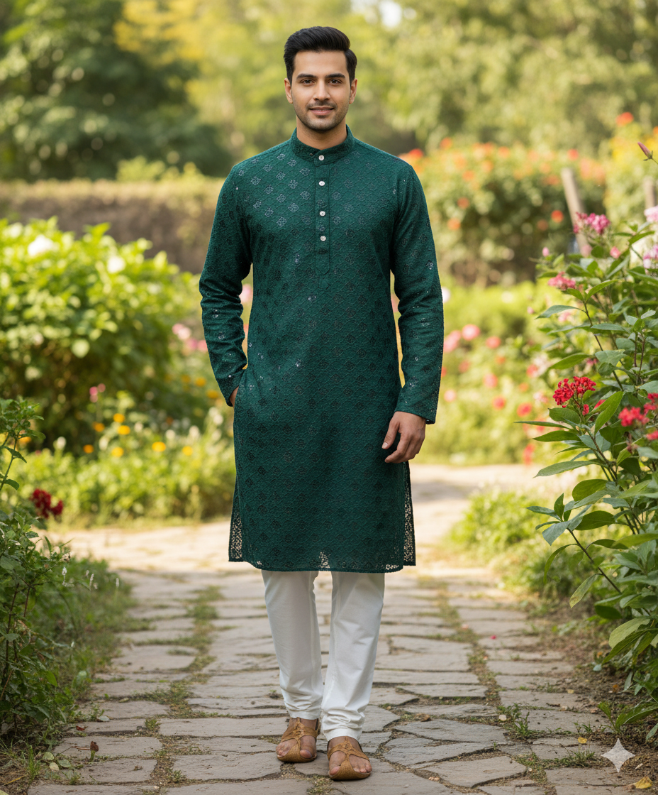 Royal Green Kurta Pajama