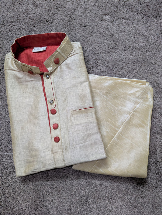 The Pearl Ember Kurta Set