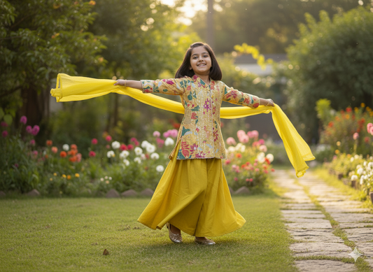 Sunshine Bloom Girls' Festive Set