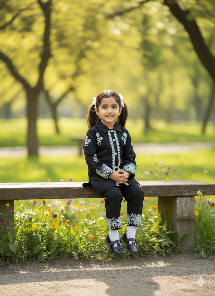 Elegant Embroidered Co-ord Set